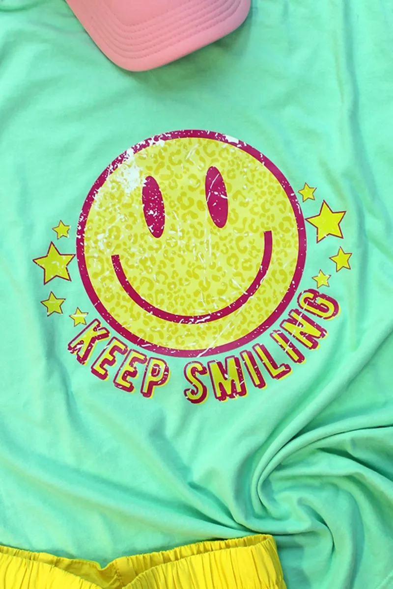 Keep Smiling Comfort Colors Adult Ring-Spun Cotton Tee
