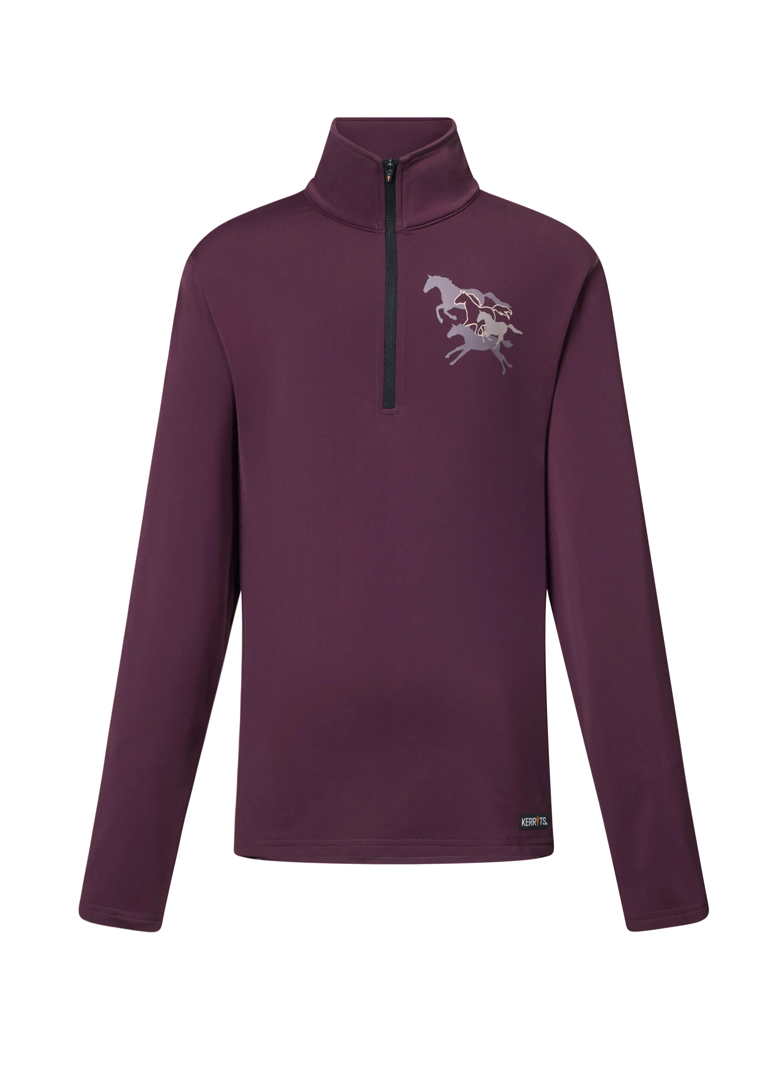 Kerrits Kids In Stride 1/4 Zip Fleece Tech Top