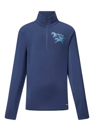 Kerrits Kids In Stride 1/4 Zip Fleece Tech Top