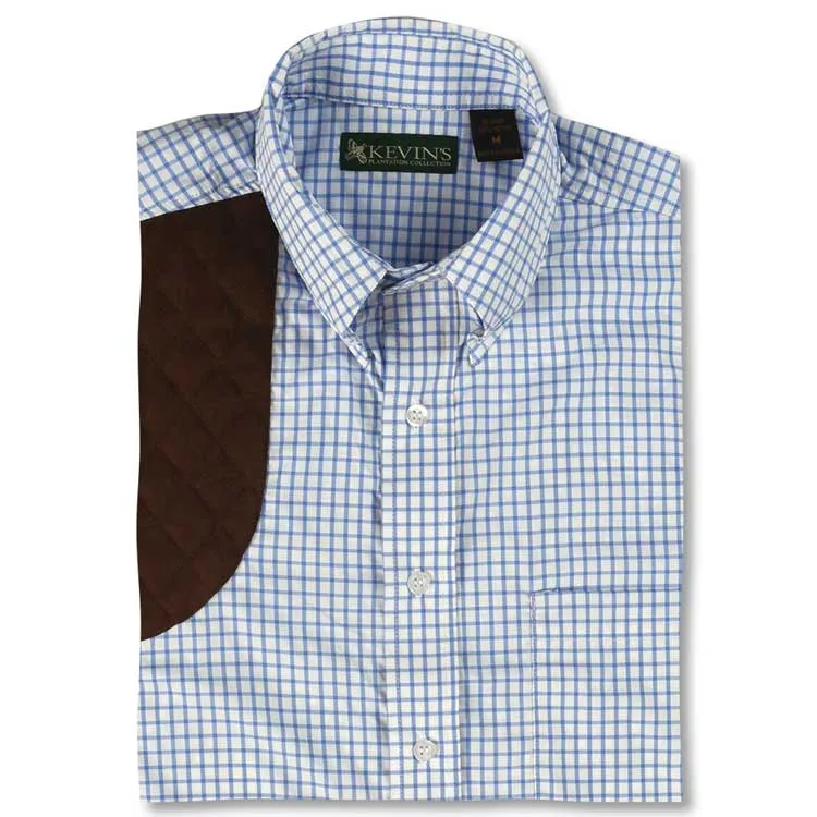 Kevin's Blue Performance Short Sleeve Shooting Shirt