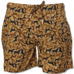 Kevin's Men's Dog Camo Swim Trunks