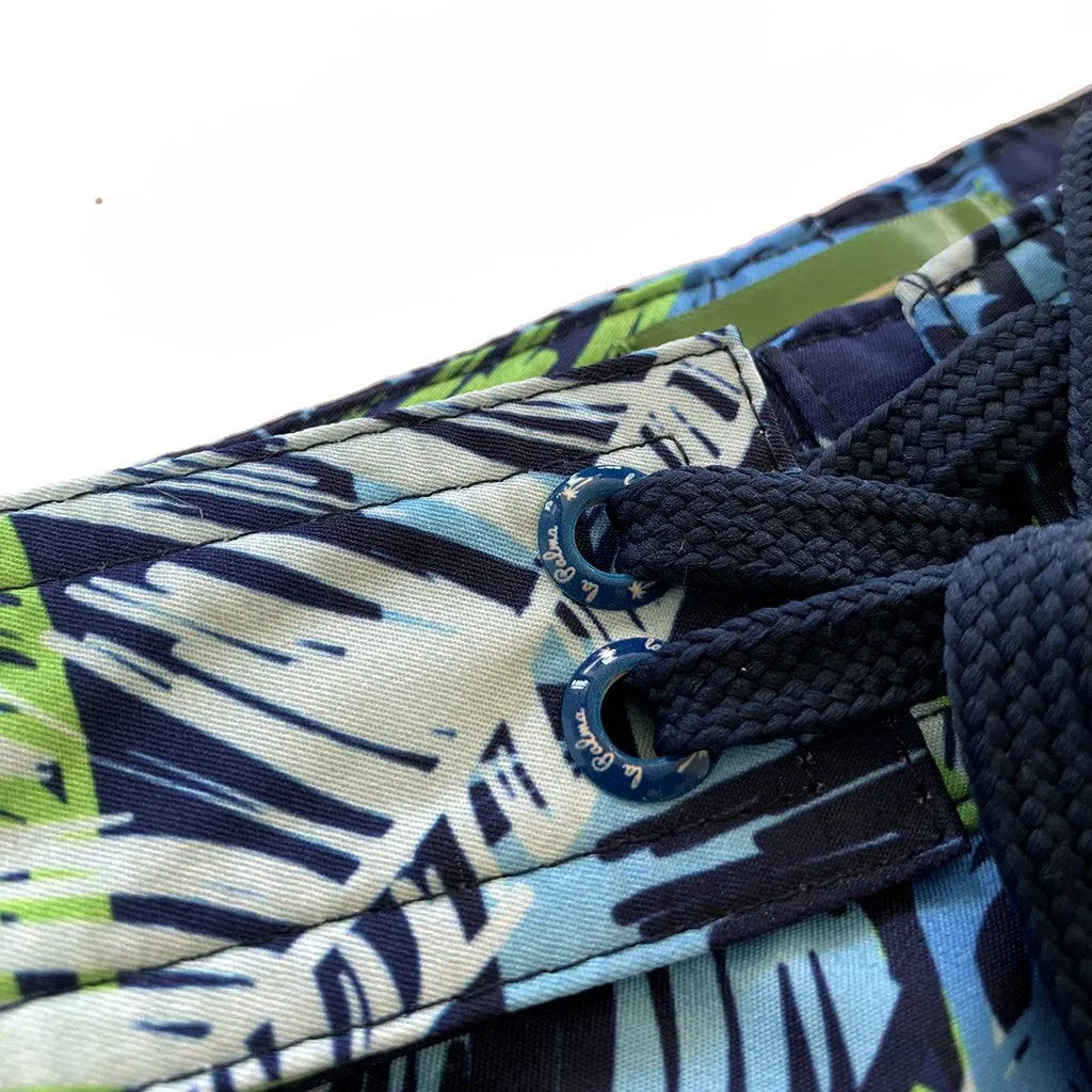 La Palma Eco-Beachwear Surf Botanical Print 17" Boardshorts