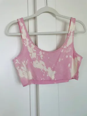 Large Barbie Pink Crop Tanks