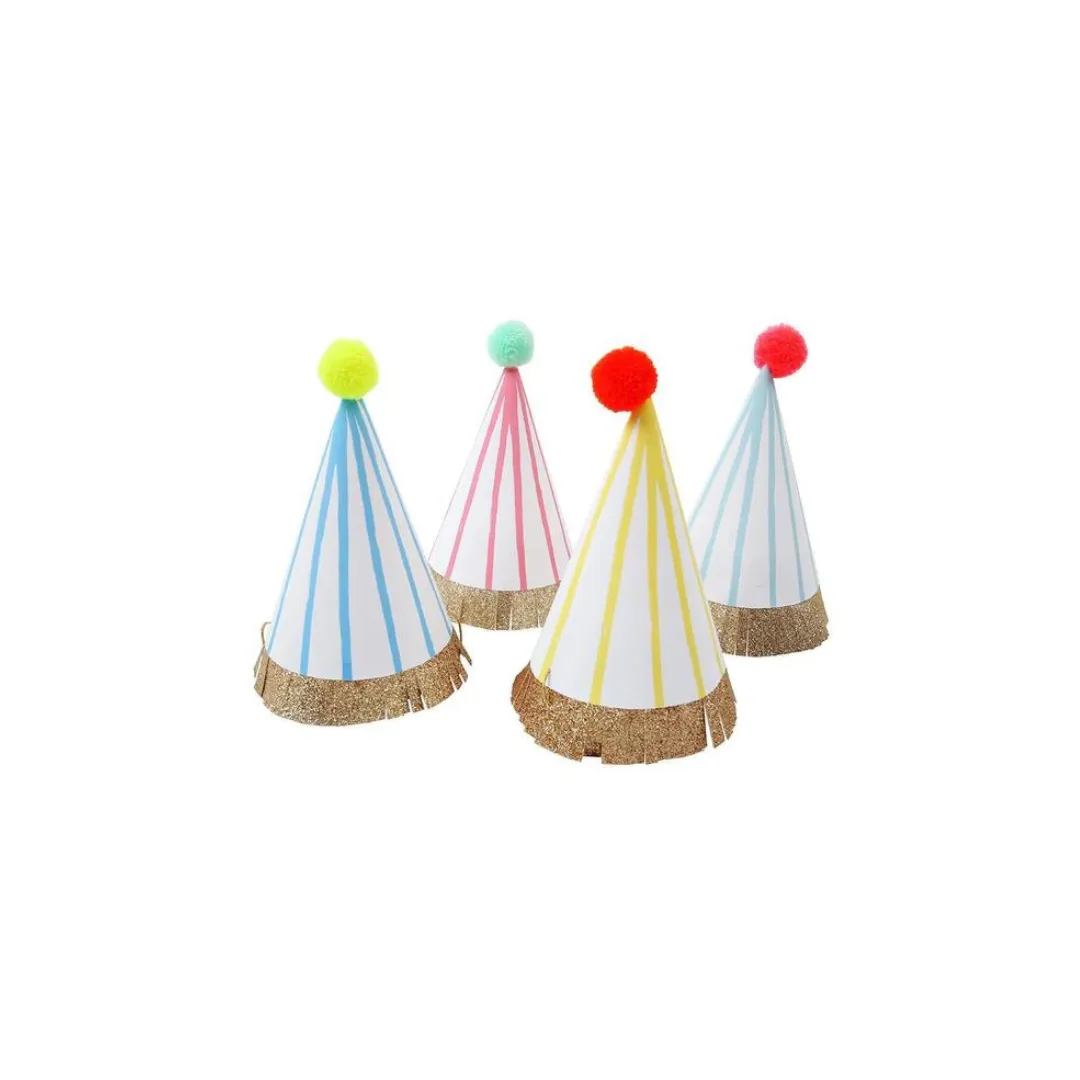 Large Striped Party Hat
