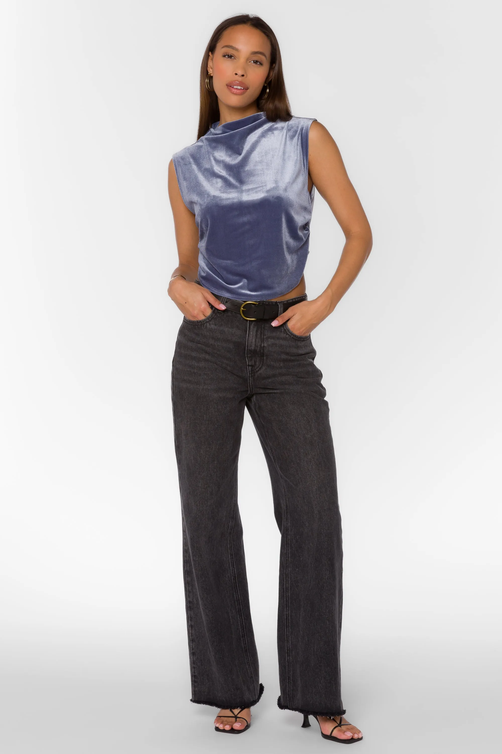 Lavali Ash Blue Top