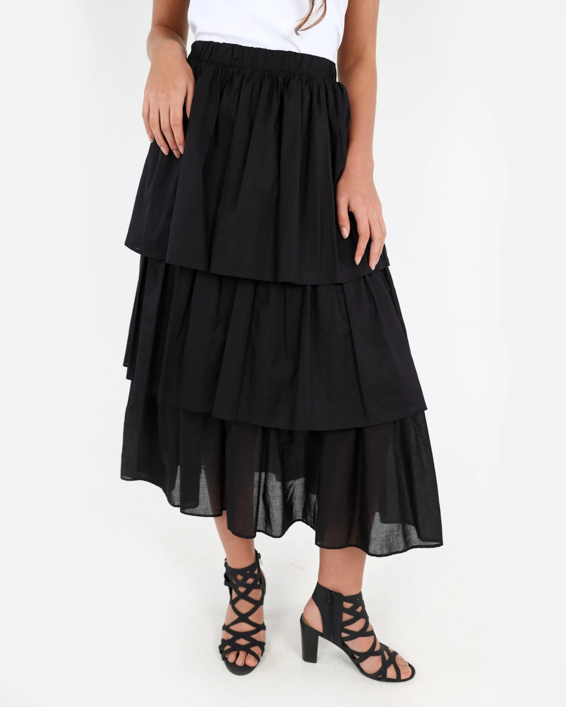 Layered Cotton Skirt