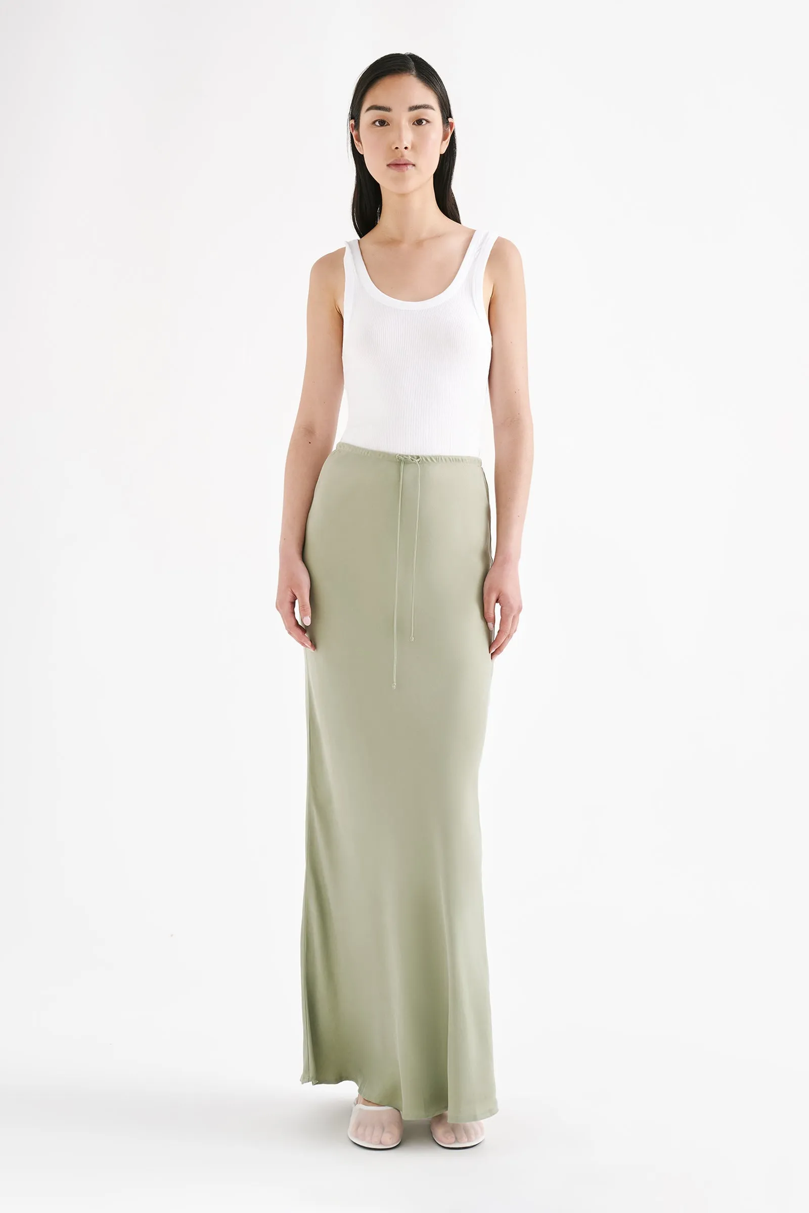 LEA CUPRO SKIRT