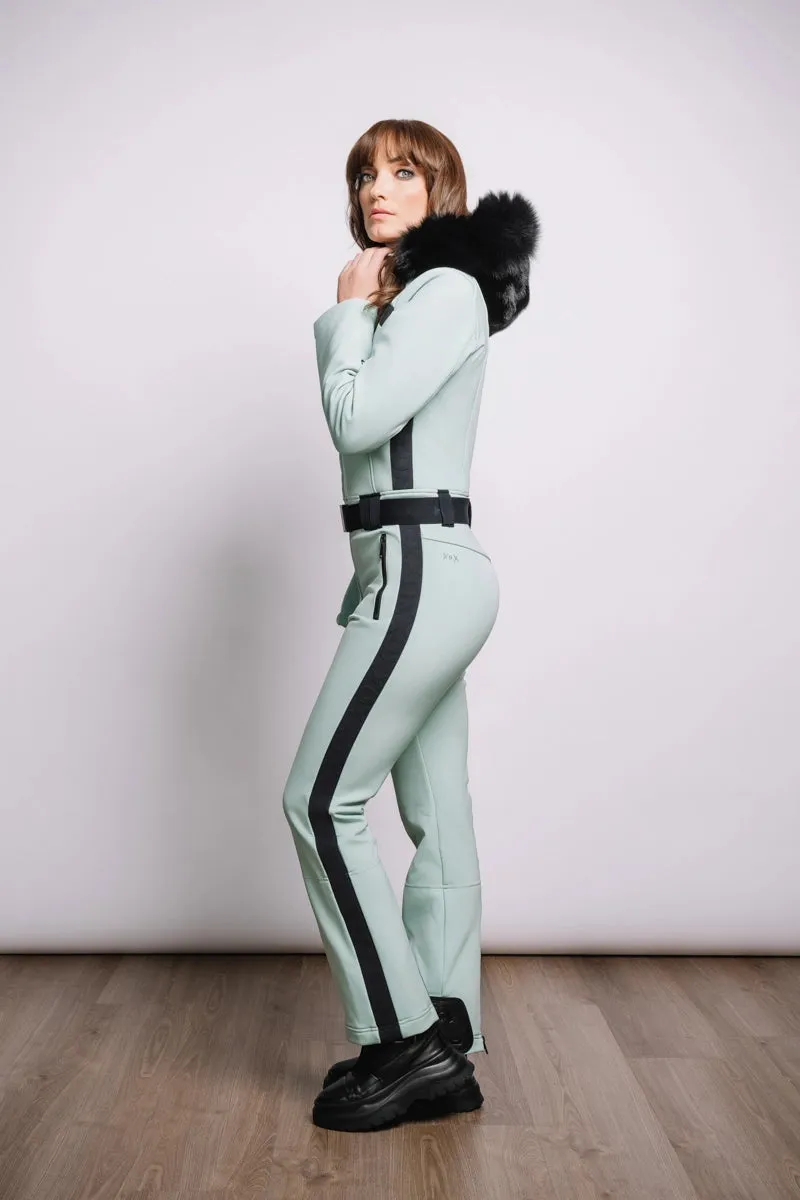 Legacy Down Ski One-Piece - Mink Hood