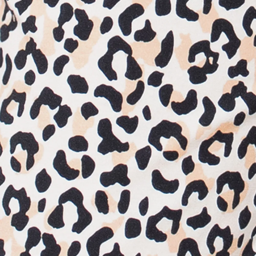 Leopard Convertible Sleeve Pajamas