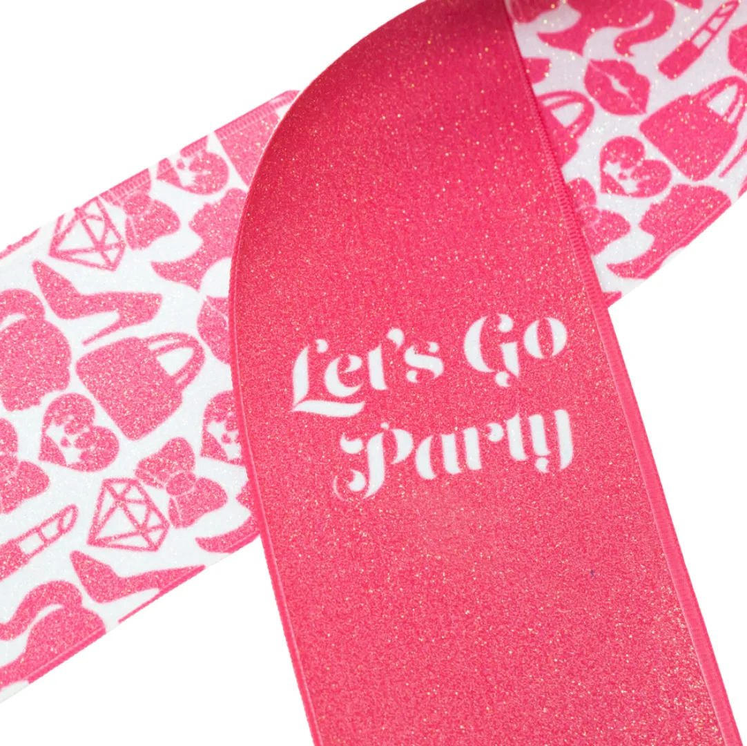 Let's Go Party Glitter Strip