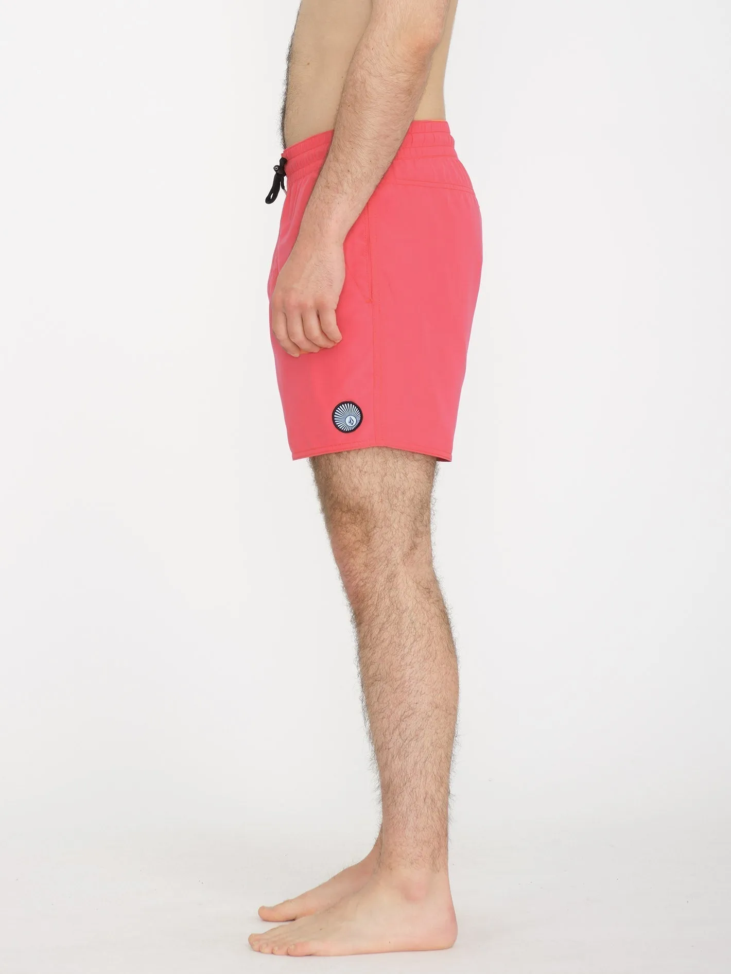 Lido Solid Trunk 16" Boardshort - WASHED RUBY