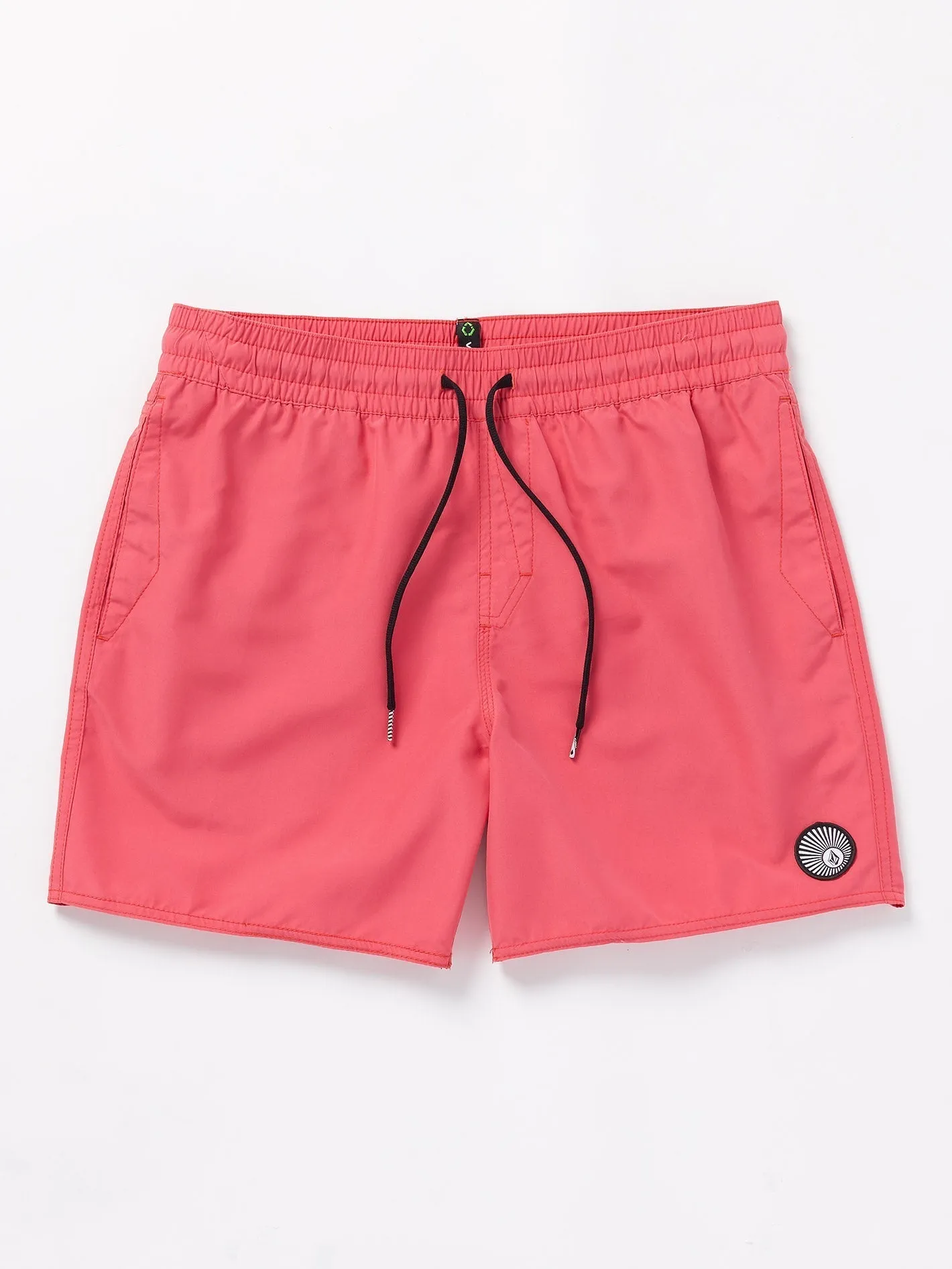 Lido Solid Trunk 16" Boardshort - WASHED RUBY