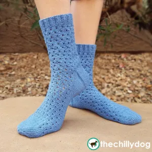 Like a Wink and a Smile Socks: Knitting Pattern PDF