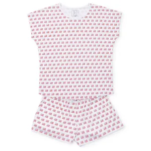 Lila   Hayes - Riley Women's Pajama Short Set - American Flag