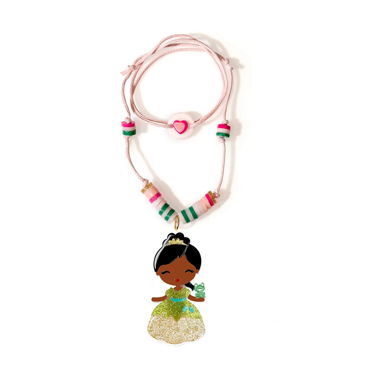 Lilies & Roses Cute Doll Necklace - Doll with Frog