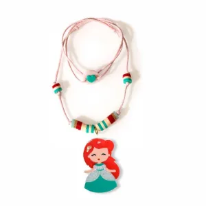 Lilies & Roses Cute Doll Necklace - Sea Doll
