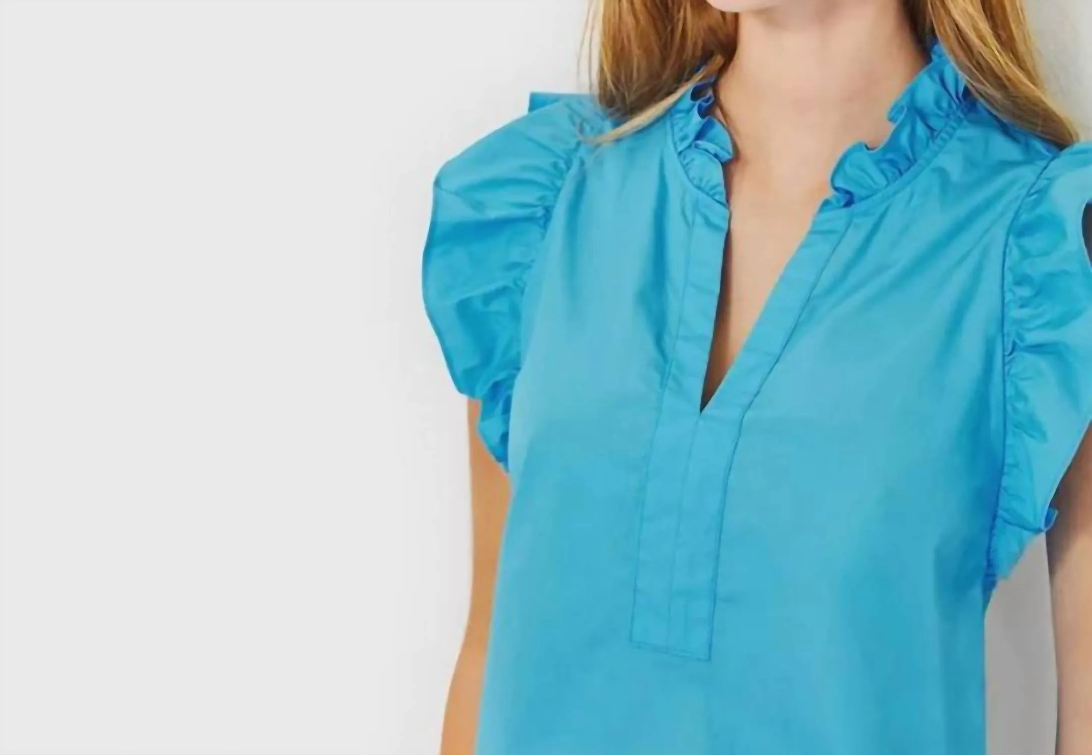 Lilly Pulitzer - Klaudie Ruffle Sleeve Cotton Top