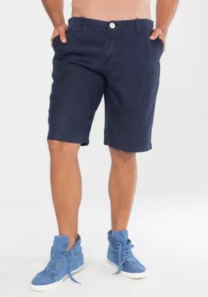 Linen Classic Shorts With Pockets