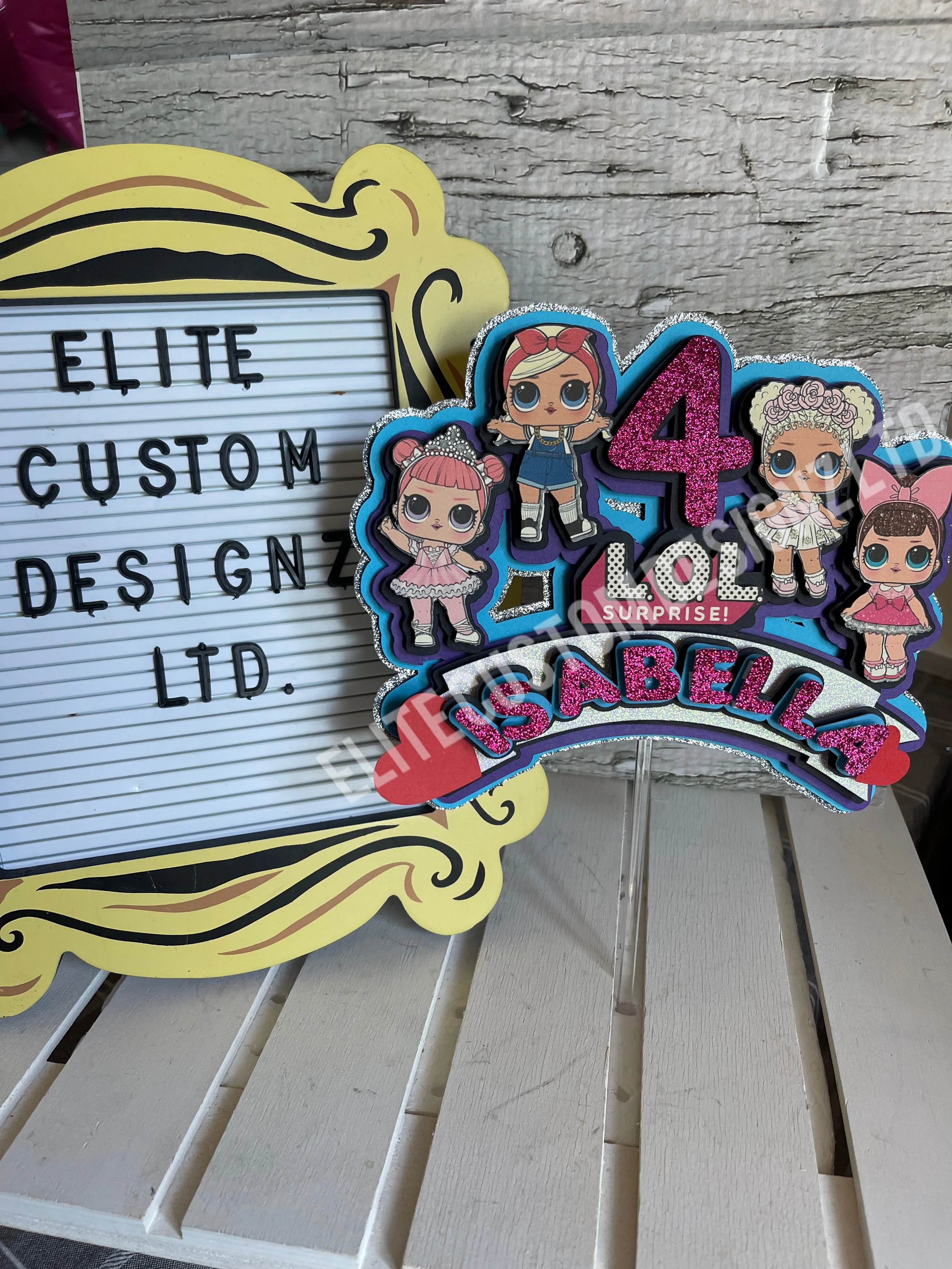 LOL Surprise Cake Topper