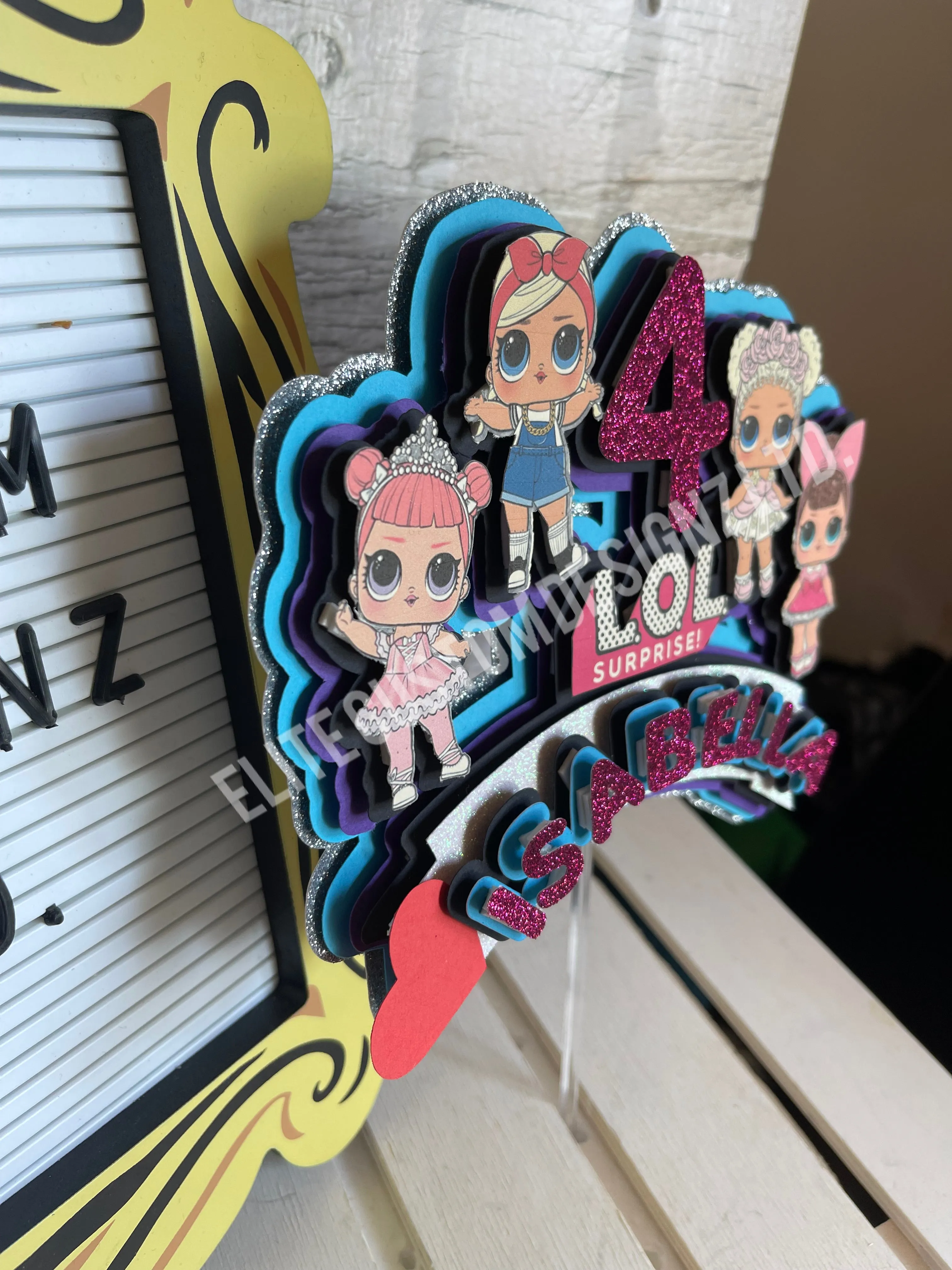 LOL Surprise Cake Topper