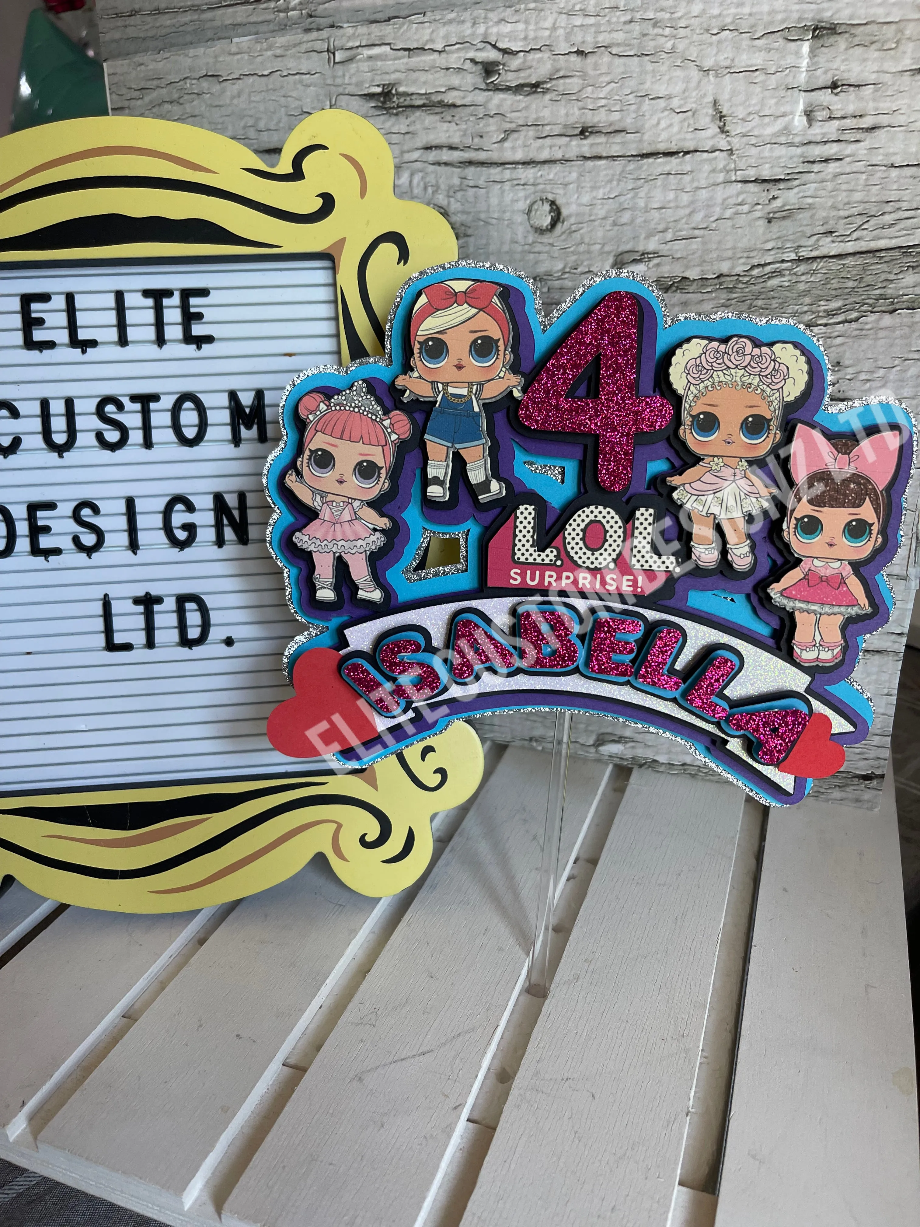 LOL Surprise Cake Topper