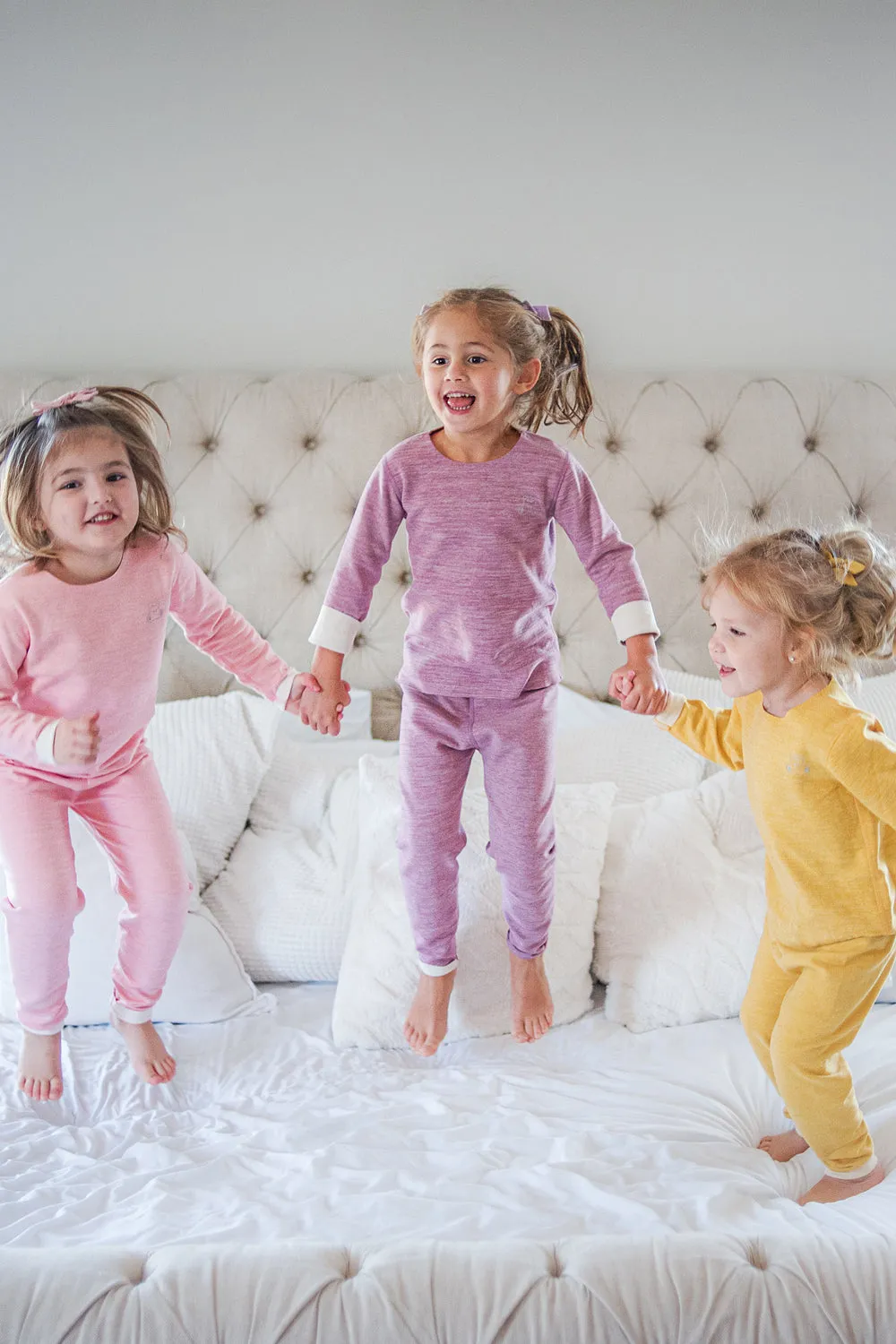 Long Sleeve Pajama in Soft Pink