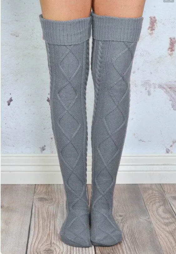 Long tube Japanese knee socks