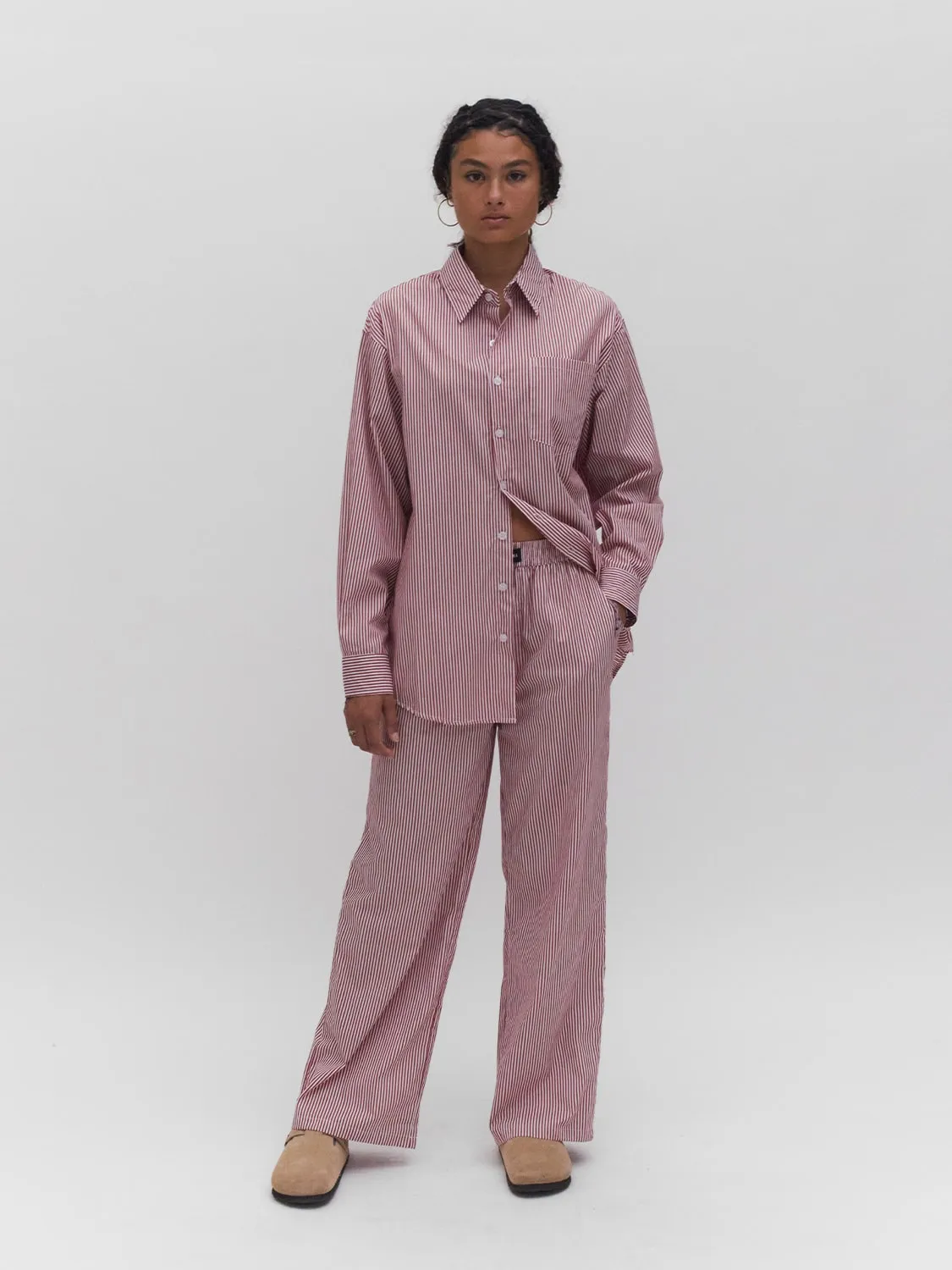 Lounge Pants Red Stripe
