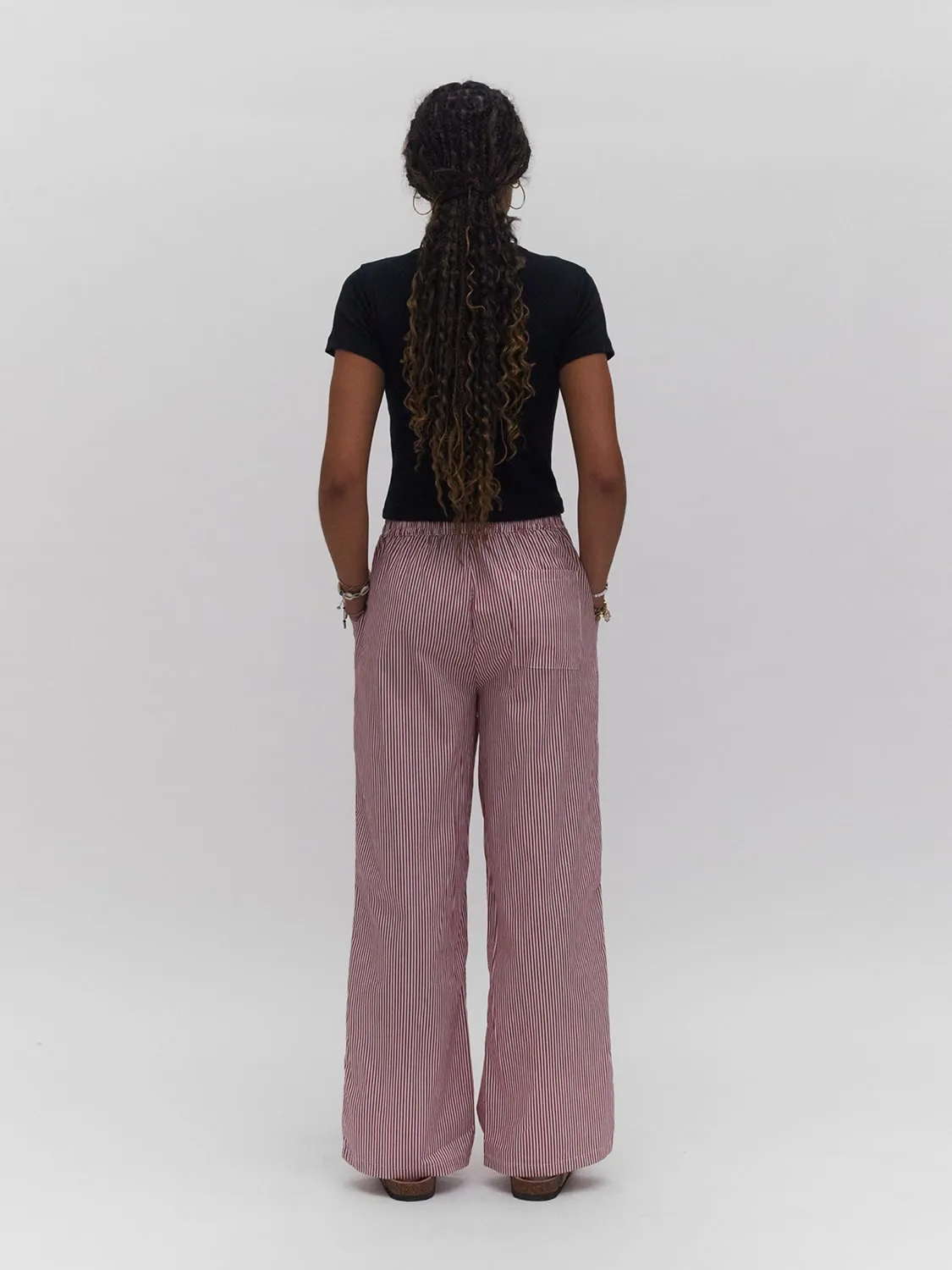Lounge Pants Red Stripe