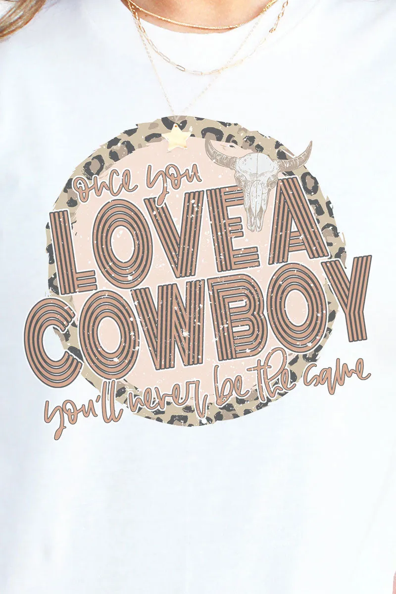 Love A Cowboy Unisex Triblend Short Sleeve T-Shirt