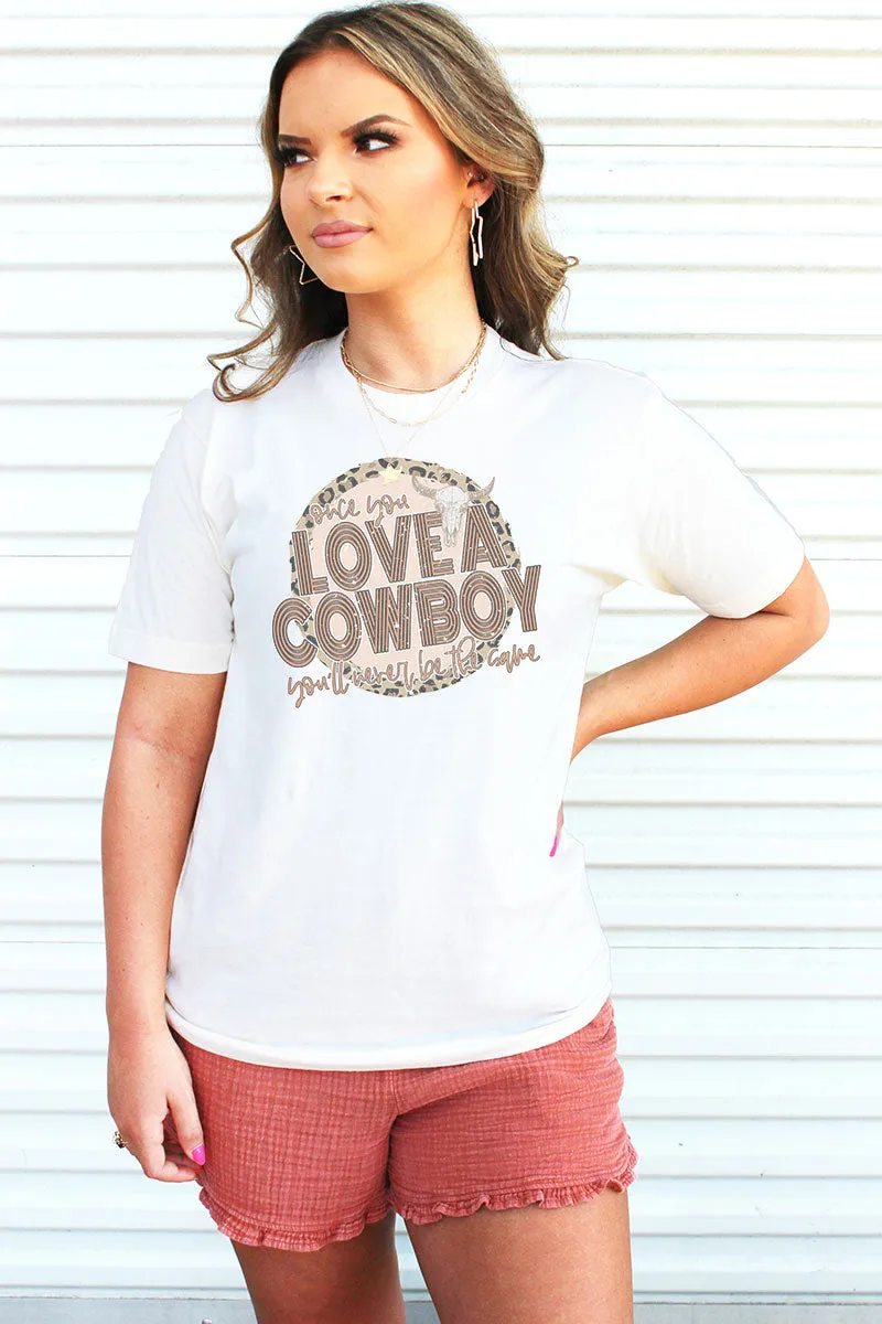 Love A Cowboy Unisex Triblend Short Sleeve T-Shirt