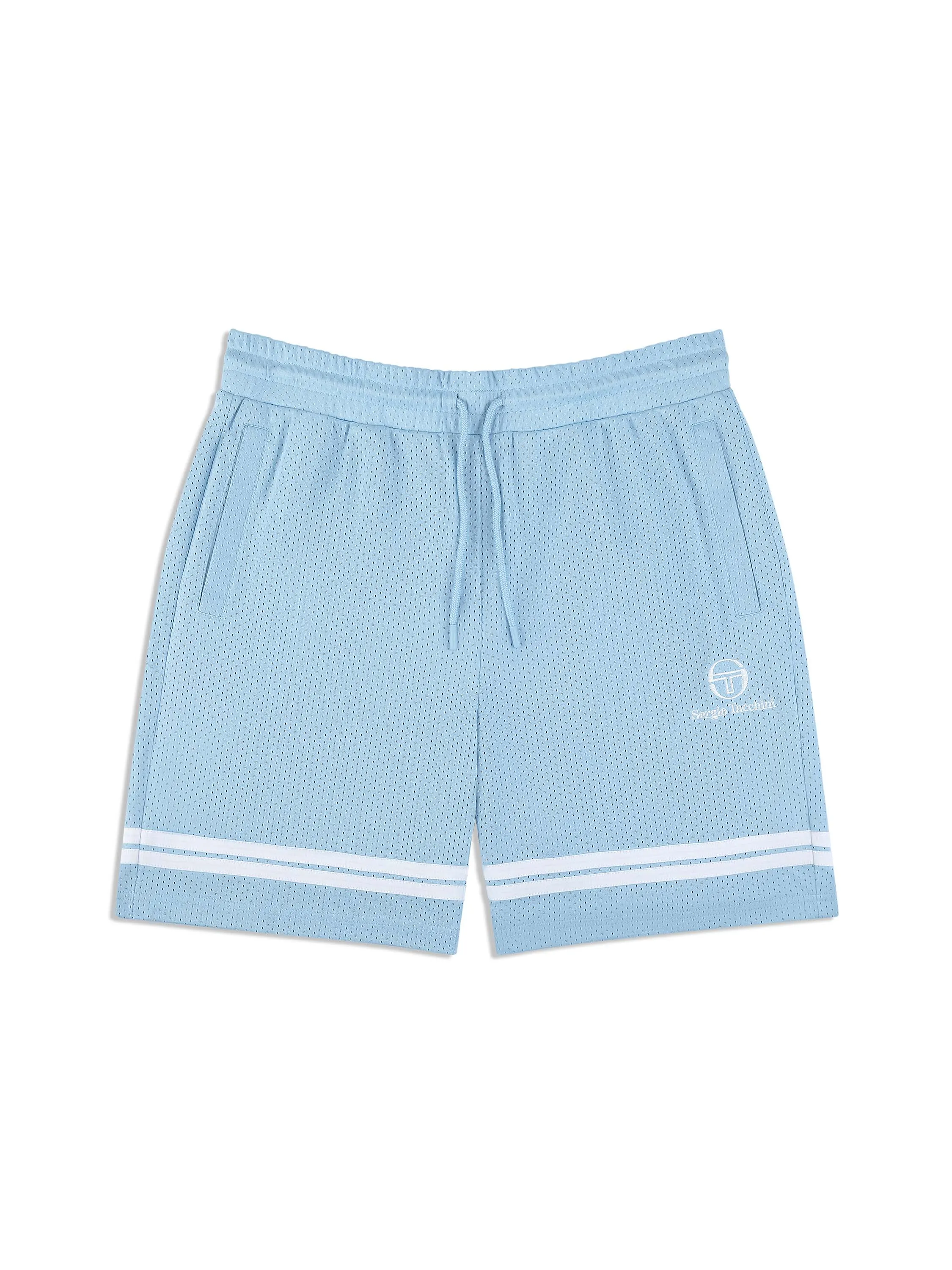Ludovic Mesh Short- Dutch Canal/ White
