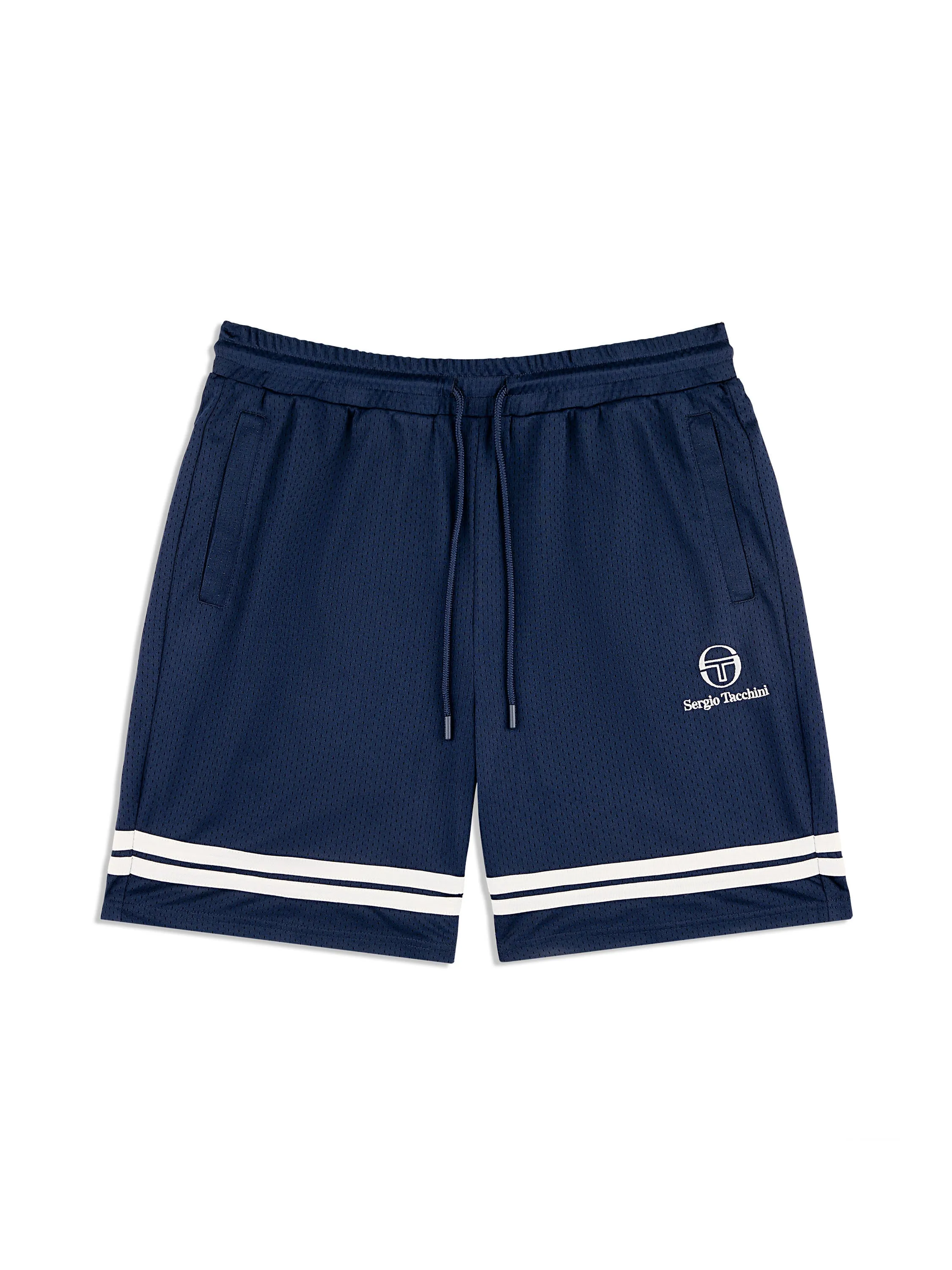 Ludovic Mesh Short- Maritime Blue/ Quiet Grey