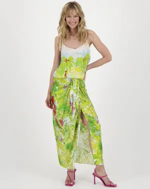 Luna Pura Vida Tie Front Skirt