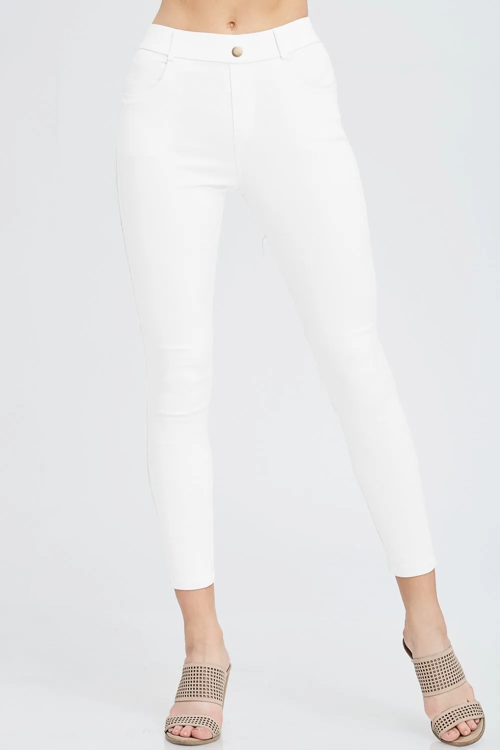 Mad for You Jeggings- White