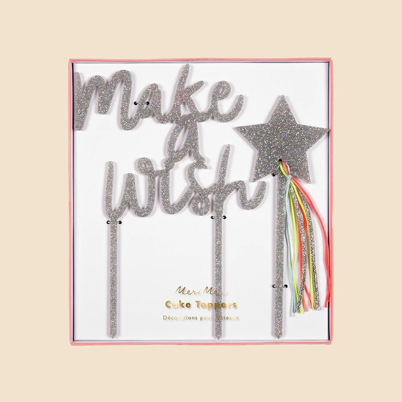 Make A Wish Acrylic Toppers