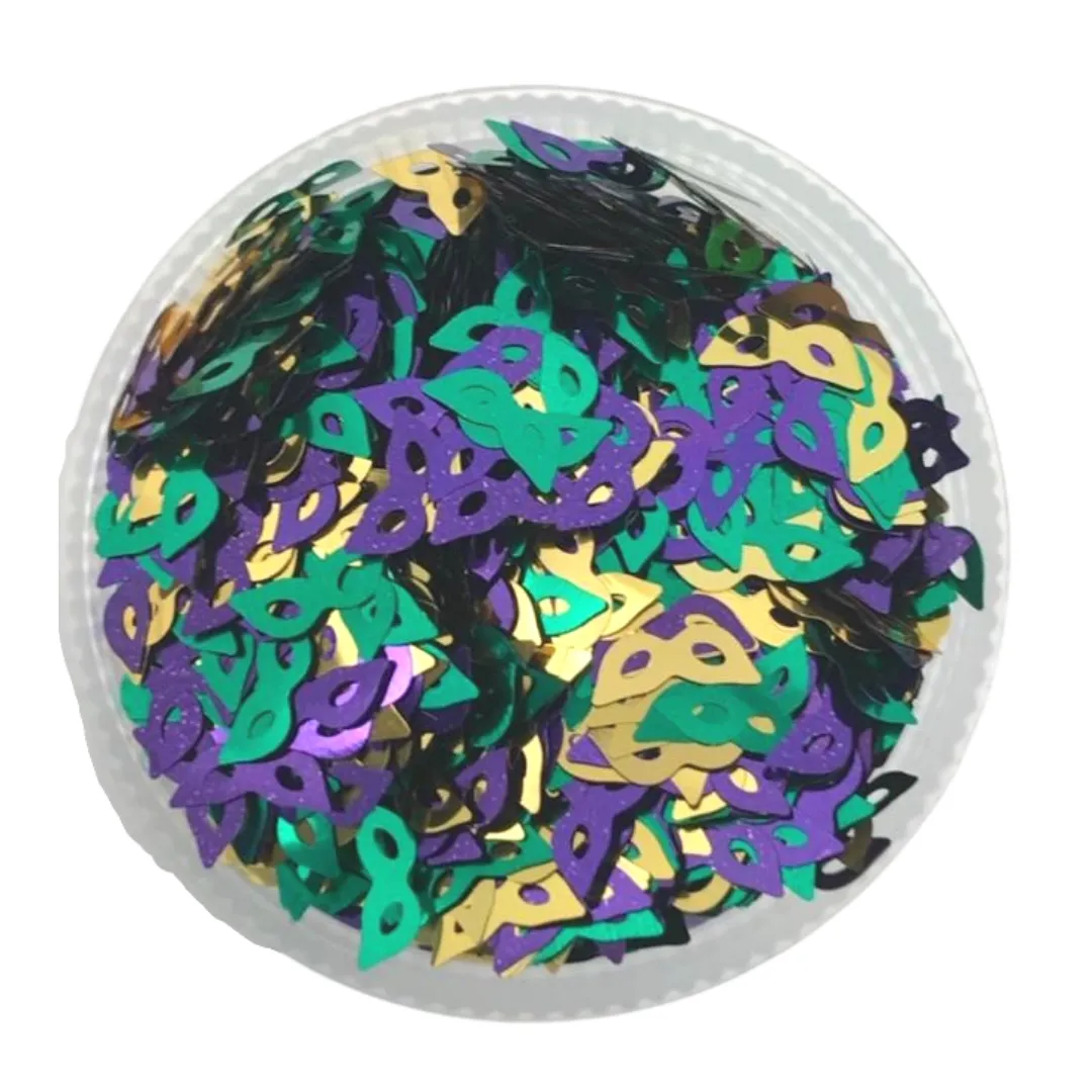 Mardi Gras Masks Confetti