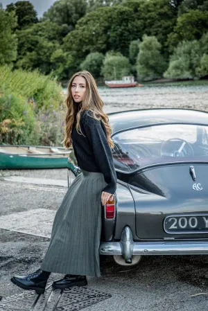 Maxi Accordion Skirts