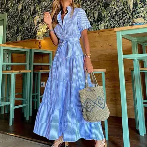 Maxi Belle™ | Striped Maxi Dress | Breathable Fabric, Casual Style & Comfortable Fit