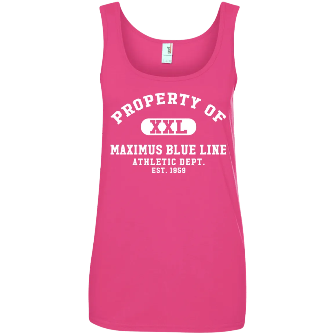 Maximus Blue Line Athletic dept. Ladies Ringspun Cotton Tank Top
