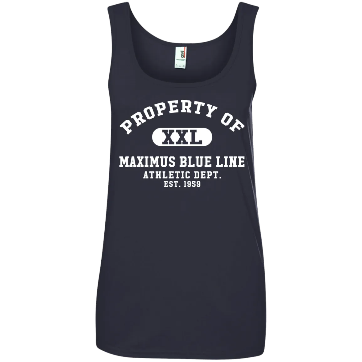 Maximus Blue Line Athletic dept. Ladies Ringspun Cotton Tank Top