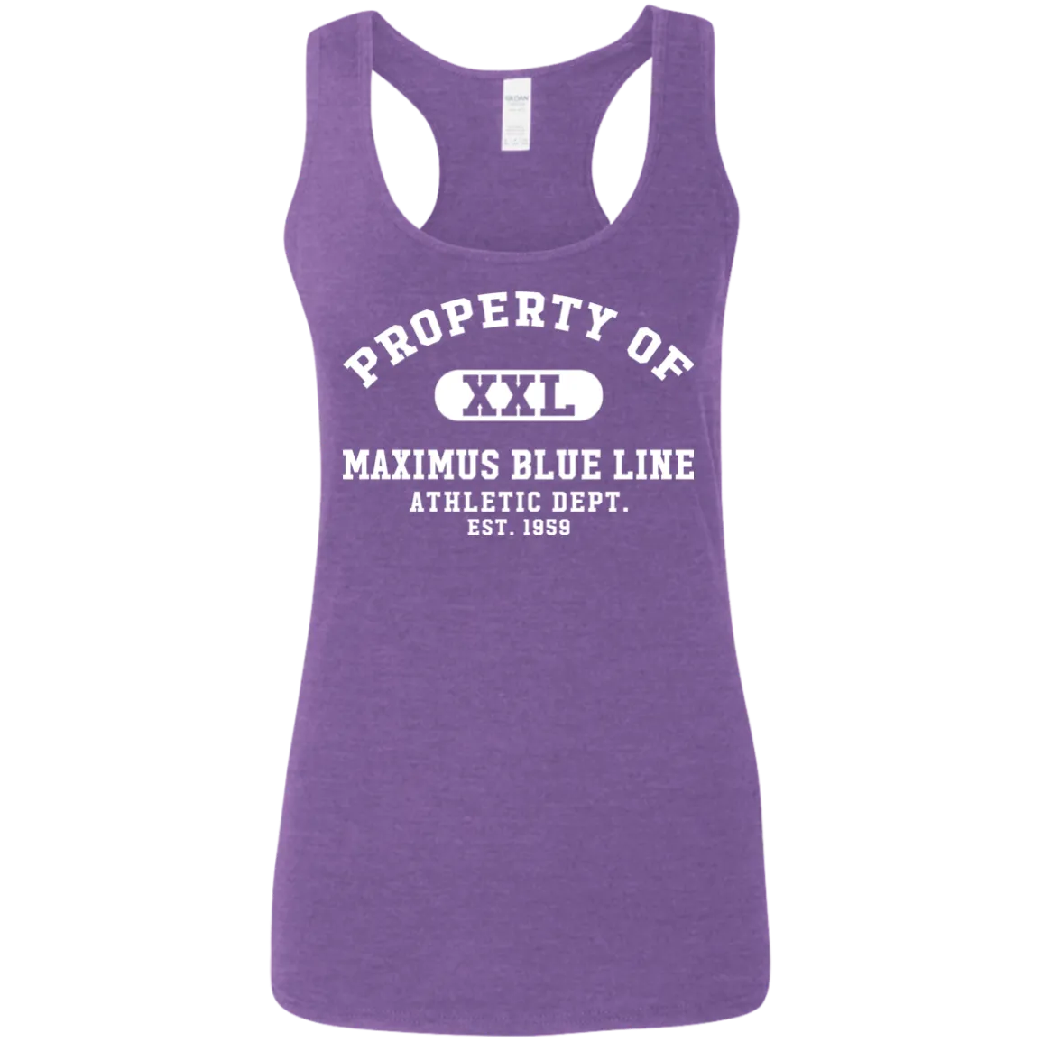 Maximus Blue Line Athletic dept. Ladies' Softstyle Racerback Tank