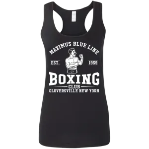 Maximus Blue Line Boxing Club Ladies' Softstyle Racerback Tank