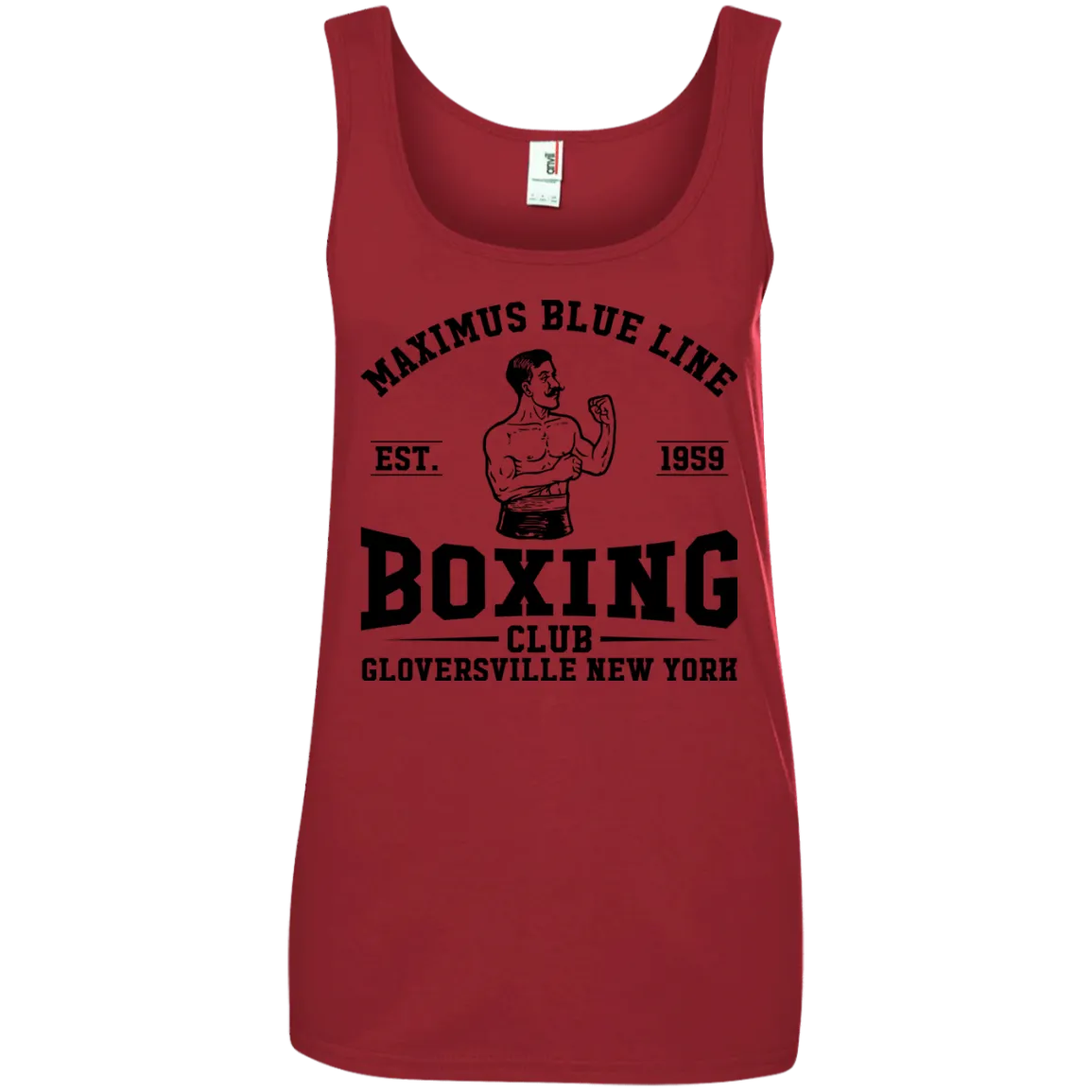 Maximus Boxing Club Ladies' Soft  Ringspun  Tank Top