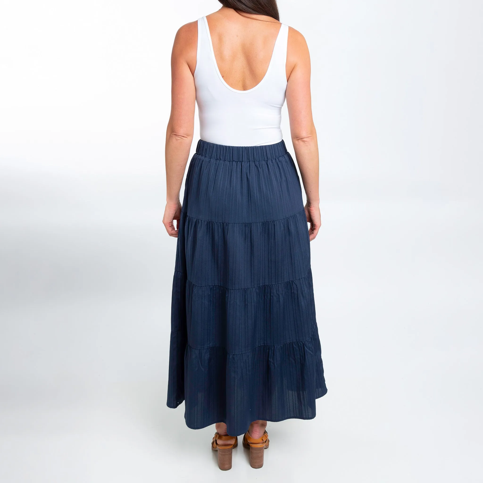 McKay Tiered Maxi Skirt