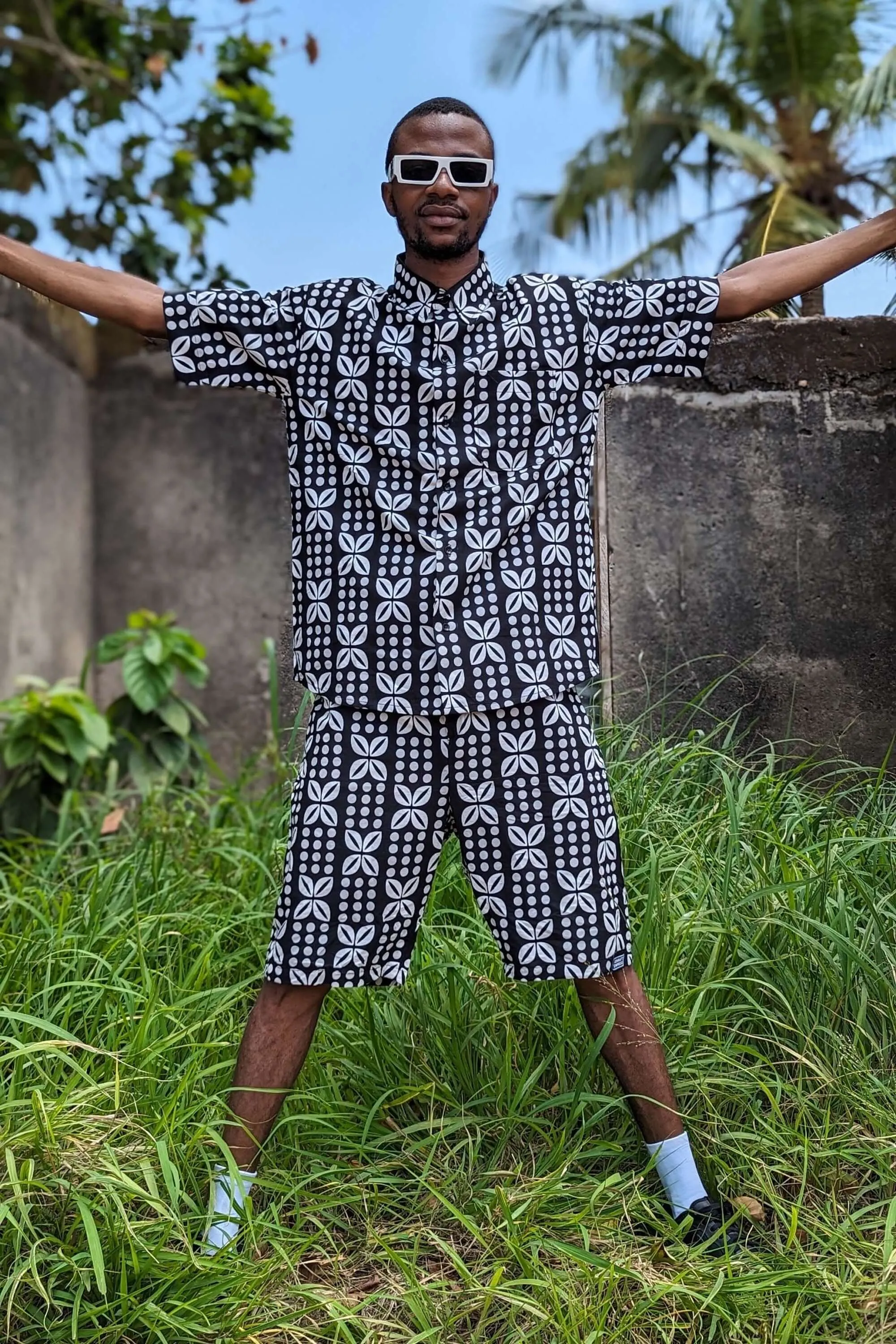 Mena Mena African Print Board Shorts
