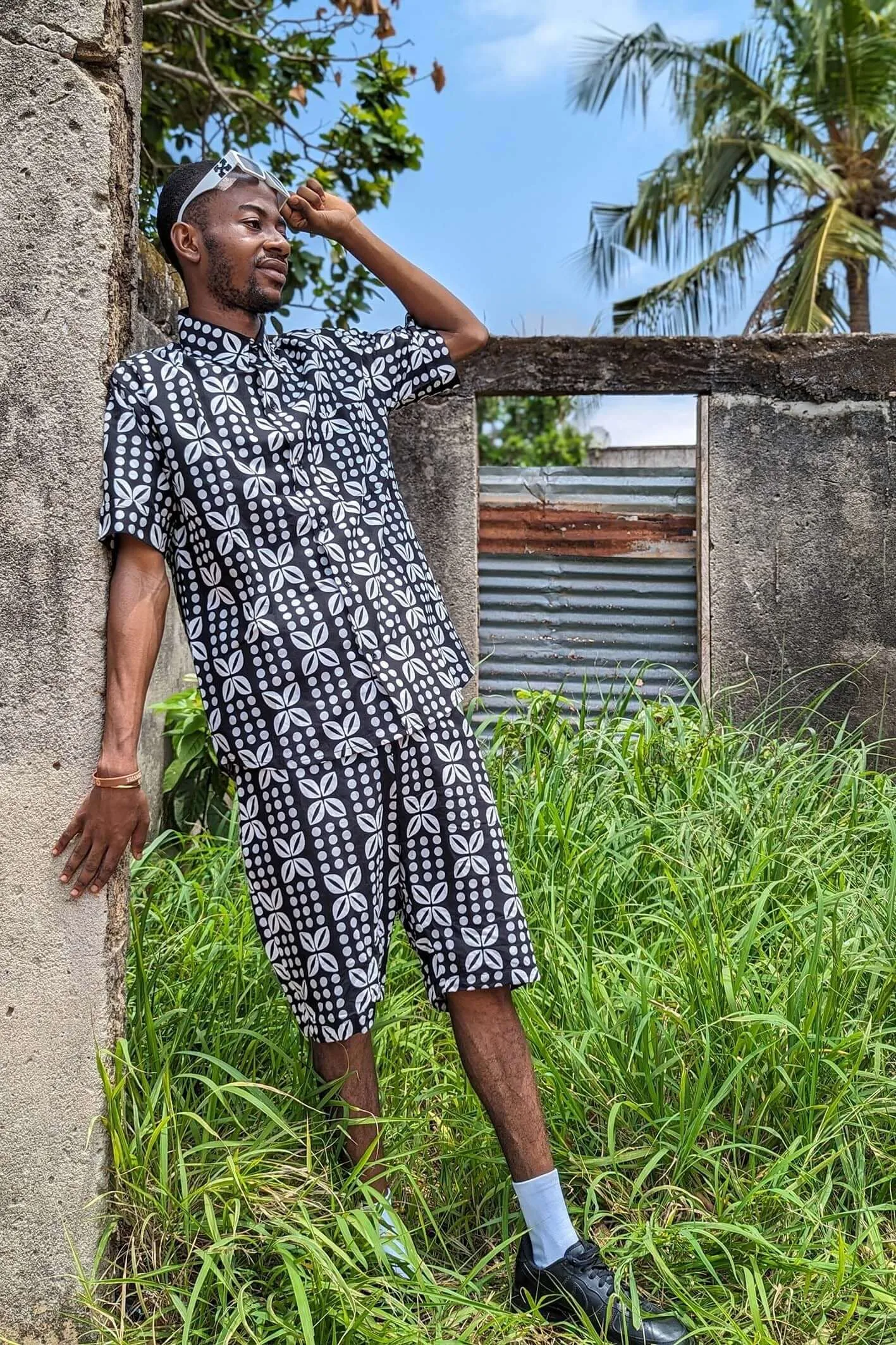 Mena Mena African Print Board Shorts