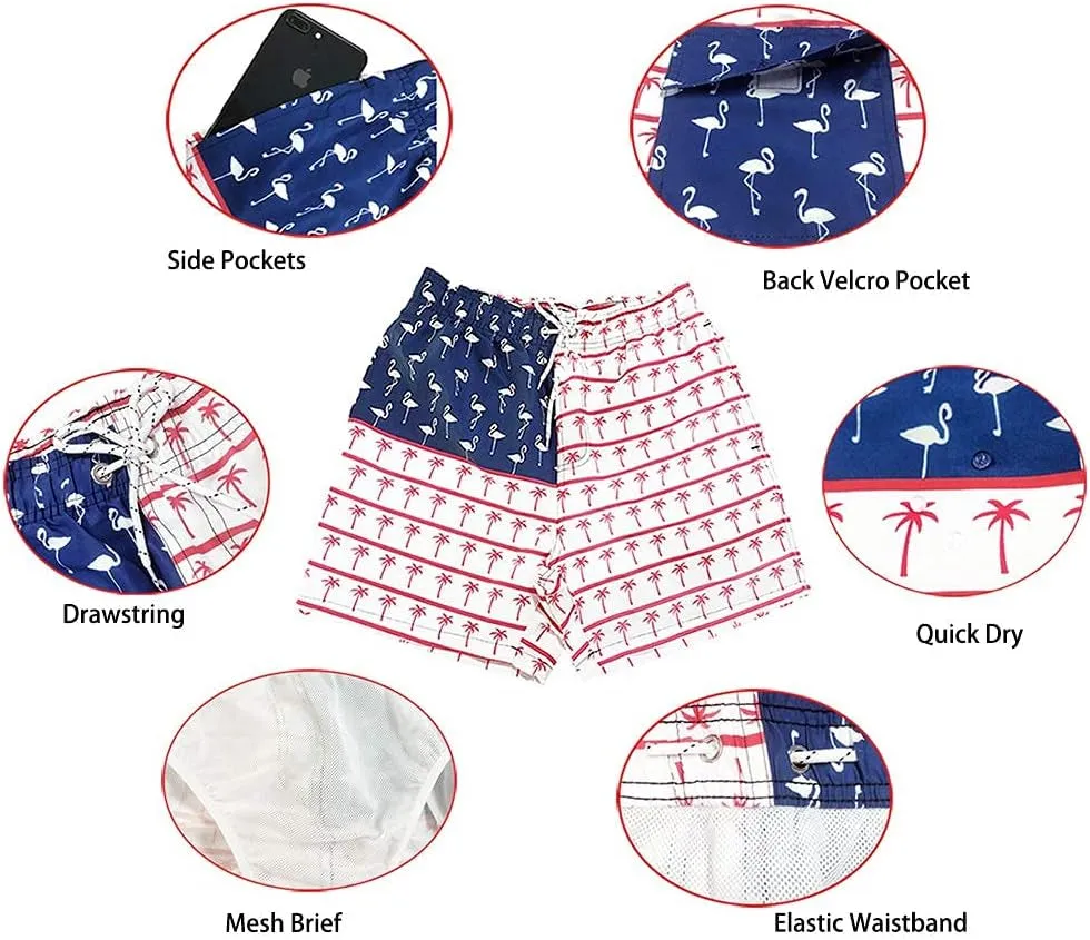 Men's 5 inch Bathing Suits
