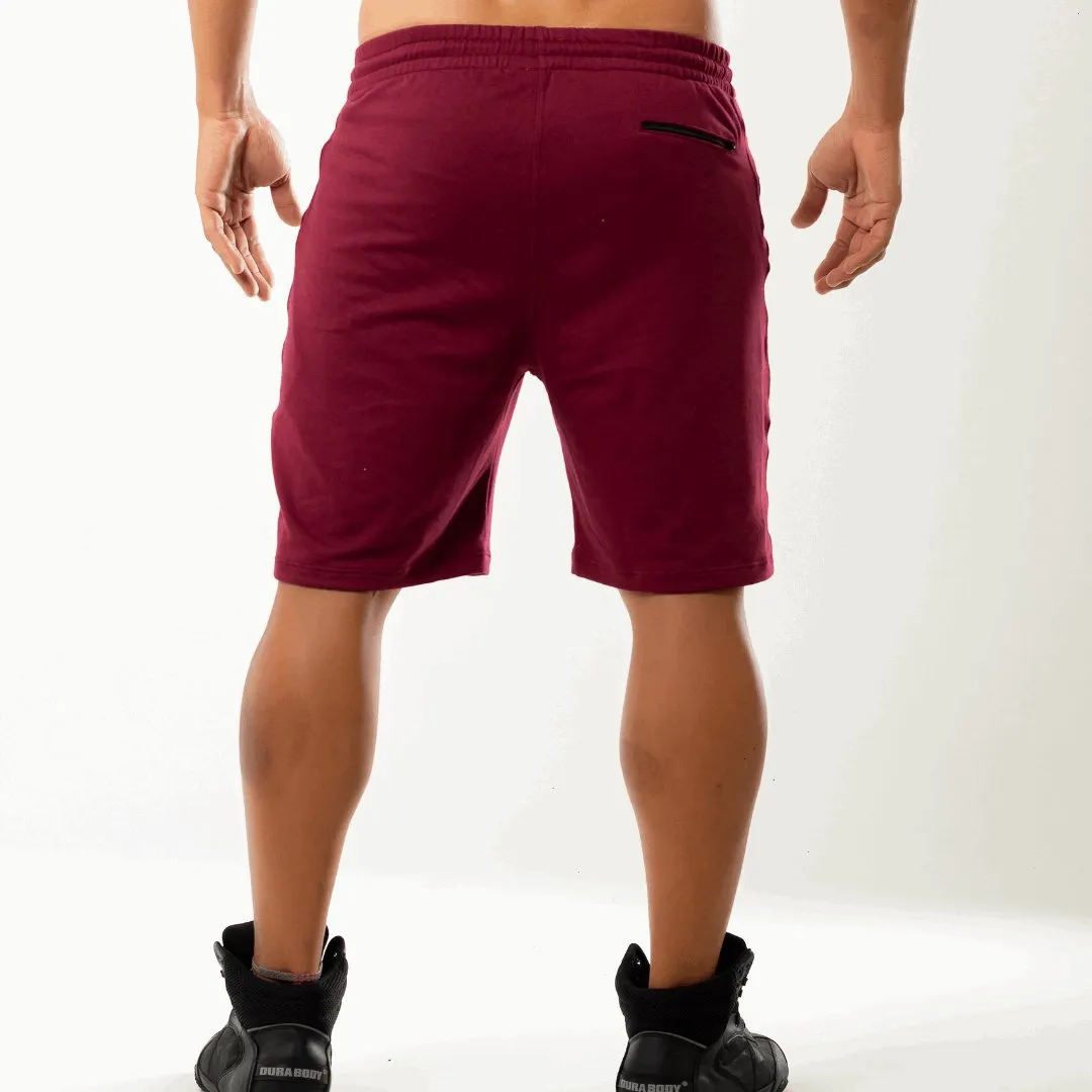 Men's Athletic Dark Red Shorts