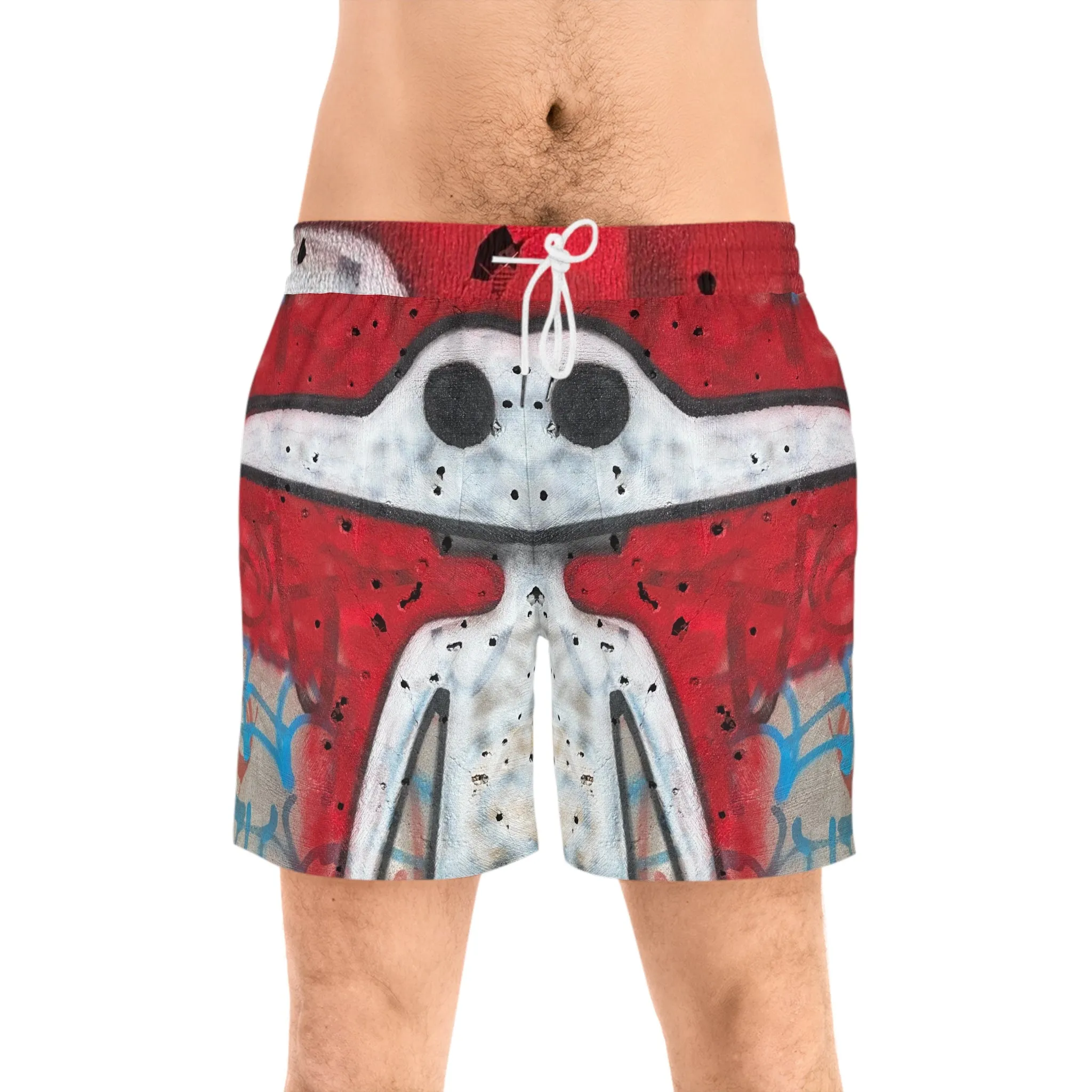 Men's Beachwear Bottoms, Modern Beach-Ready Trunks, Stylish Beach Day Board Shorts, Classic Mid-Length Swim Shorts